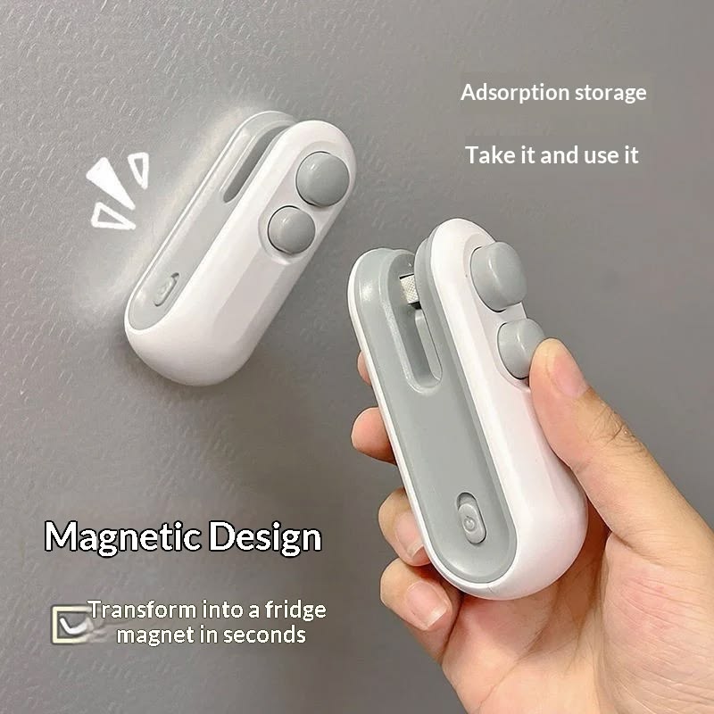 Mini Heat Sealer Machine – Keep Snacks Fresh & Airtight | Portable Bag Sealer