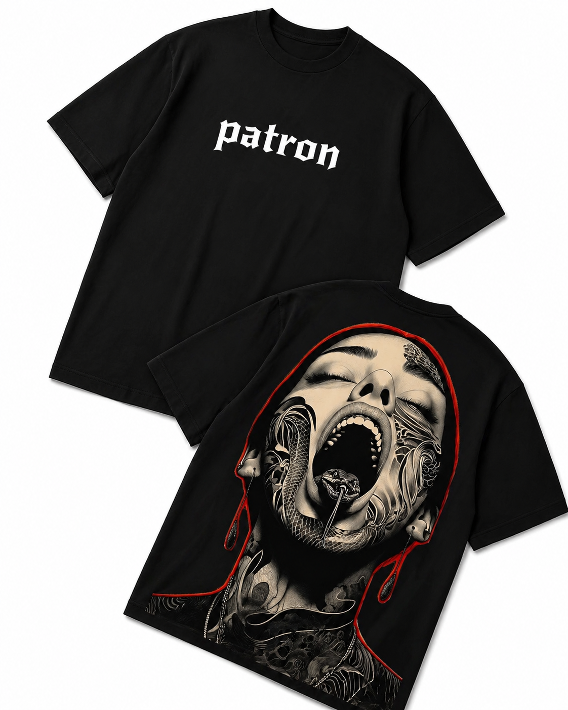 Patron Half Sleeve Shirt (Black)