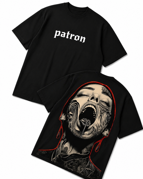 Patron Half Sleeve Shirt (Black)