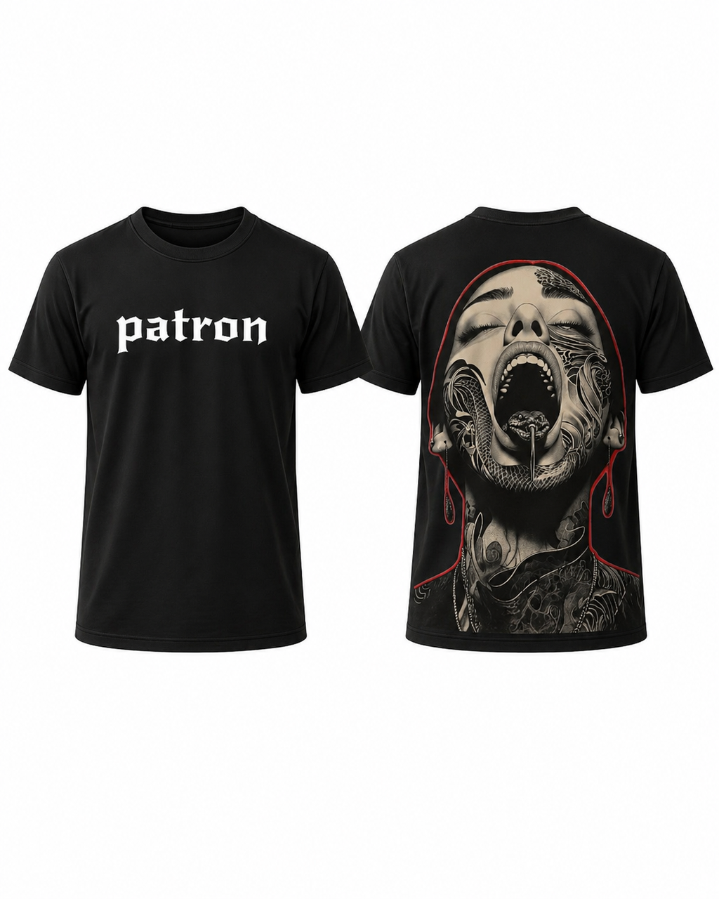 Patron Half Sleeve Shirt (Black)