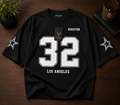 Premium Oversized Black Graphic T-Shirt for Men | 32 Print Casual Streetwear Tee