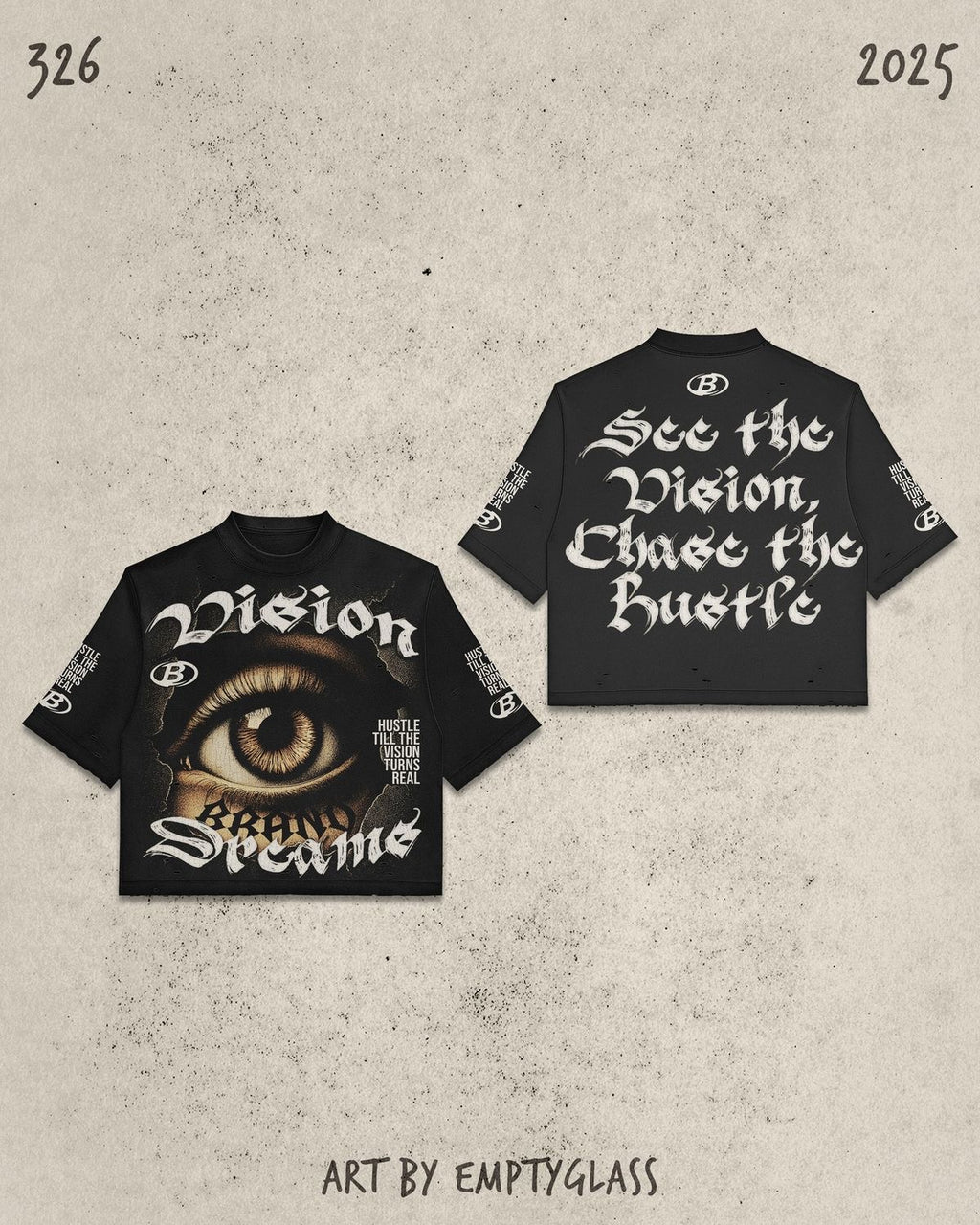Vision Streetwear Oversized T-Shirt – Hustle Graphic Tee