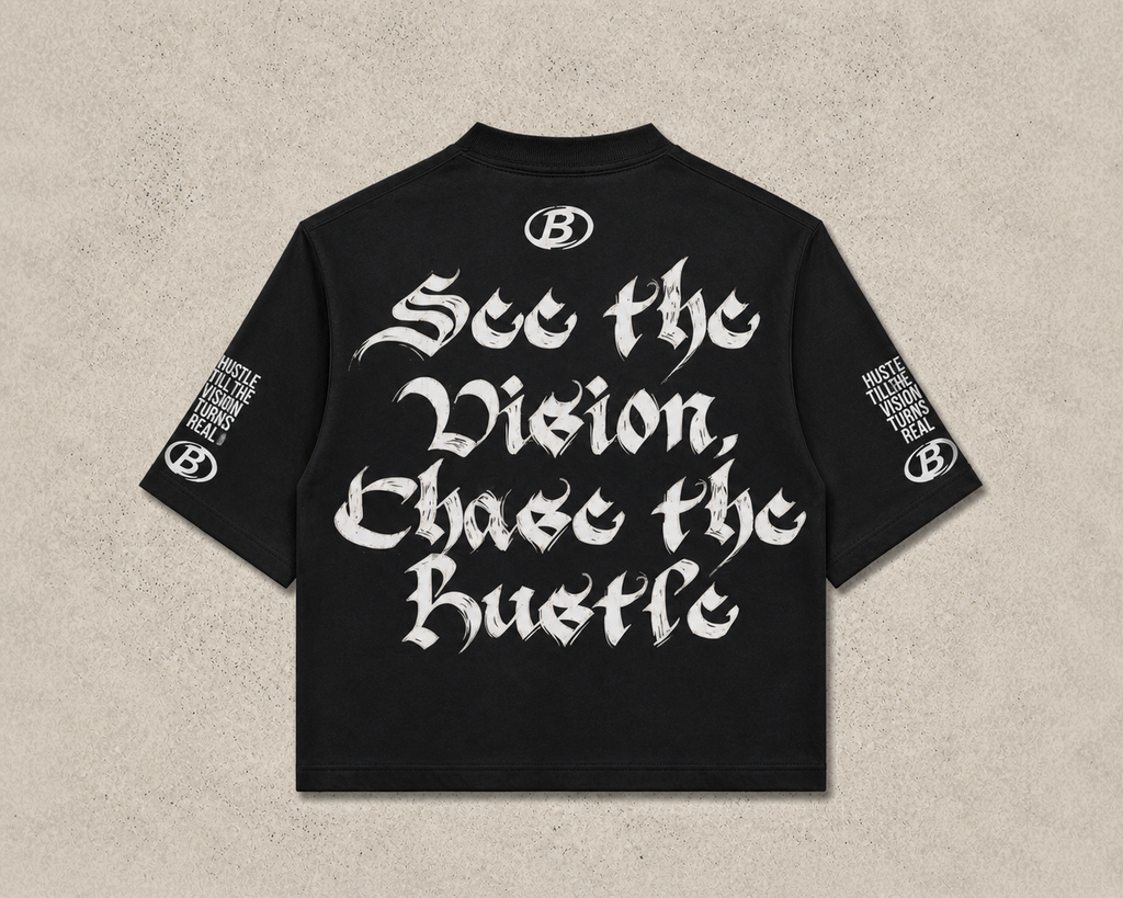 Vision Streetwear Oversized T-Shirt – Hustle Graphic Tee