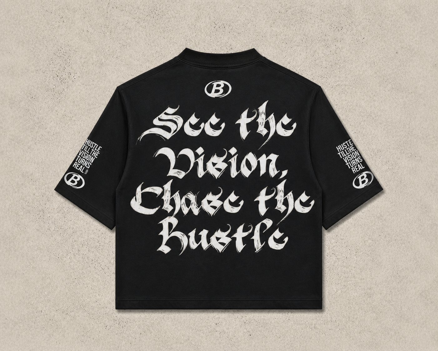 Vision Streetwear Oversized T-Shirt – Hustle Graphic Tee