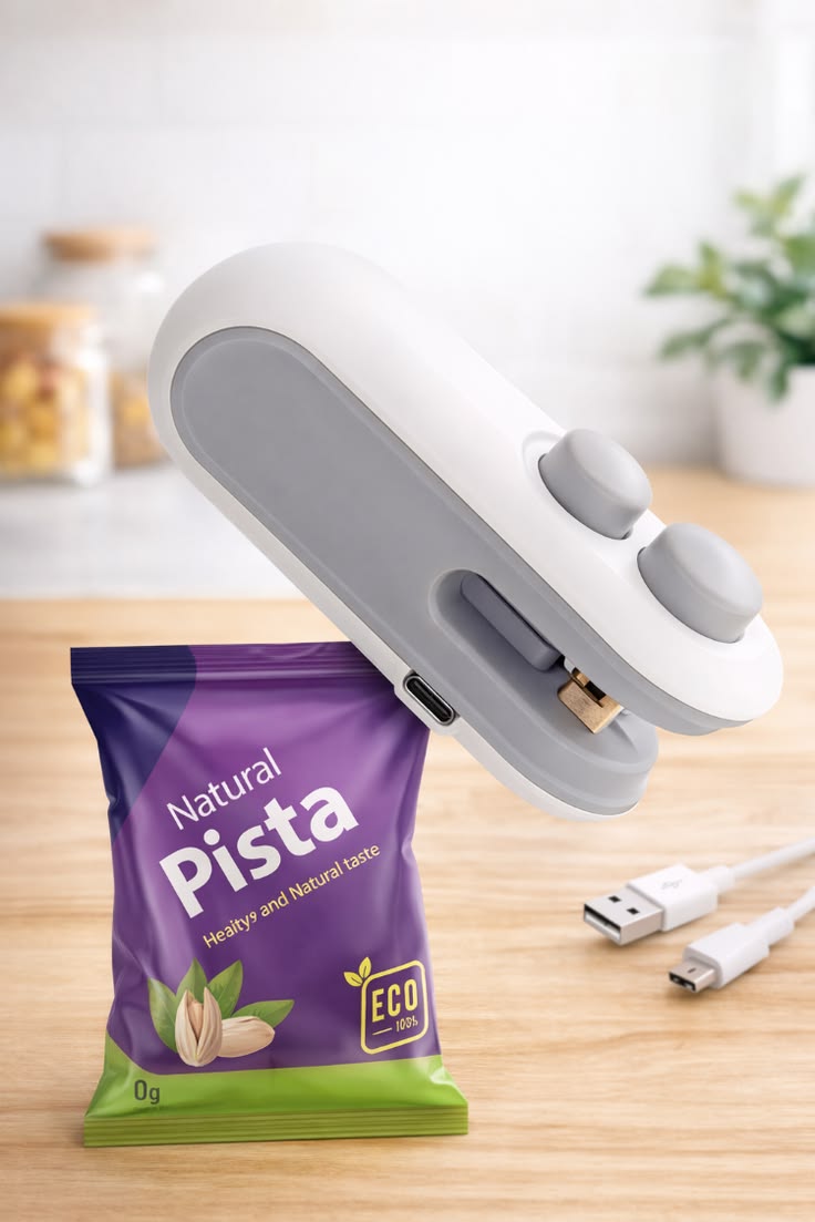 Mini Heat Sealer Machine – Keep Snacks Fresh & Airtight | Portable Bag Sealer