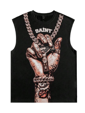Urban Saint Crucifix Shirt (black)